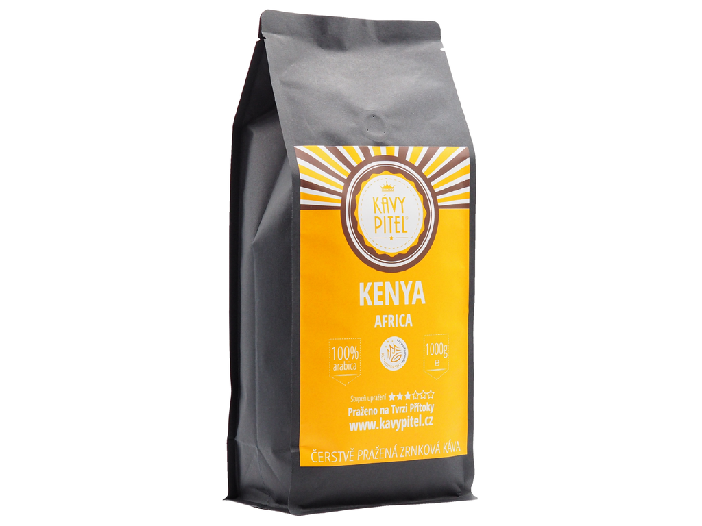 Kenya Kávy pitel - výběrová zrnková káva (1000g)