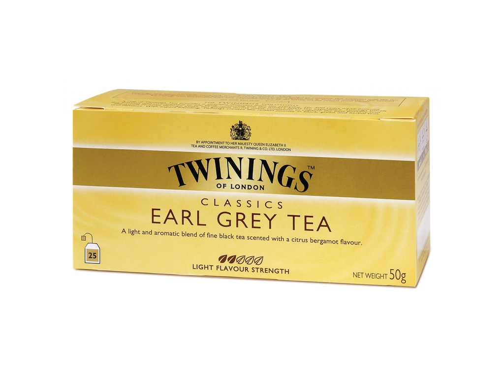 Twinings Earl Grey 25 x 2g porcovaný