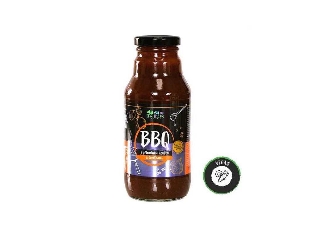 BBQ se švestkami a přírodním kouřem 360g