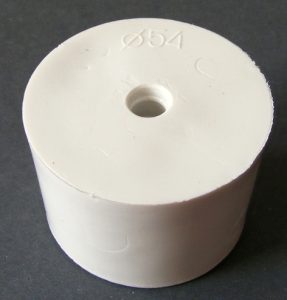 Kvasná gumová zátka 54/50