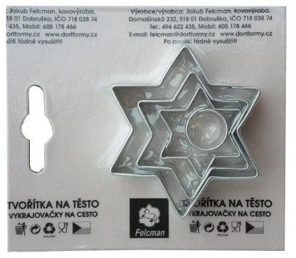 Vykrajovačka - sada hvězdičky č.512