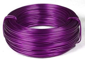 Vázací drátek 1mm - fialový