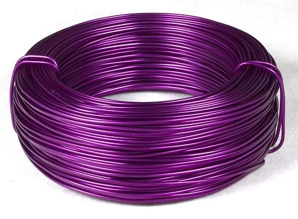 Vázací drátek 1mm - fialový
