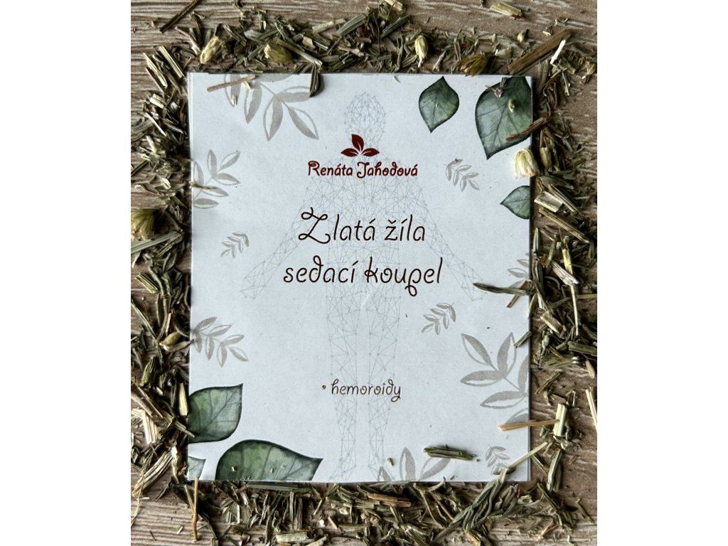 Zlatá žíla – sedací koupel z bylin