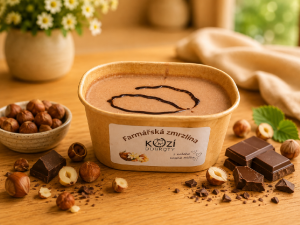 Farmářská zmrzlina – oříšková radost – 20g