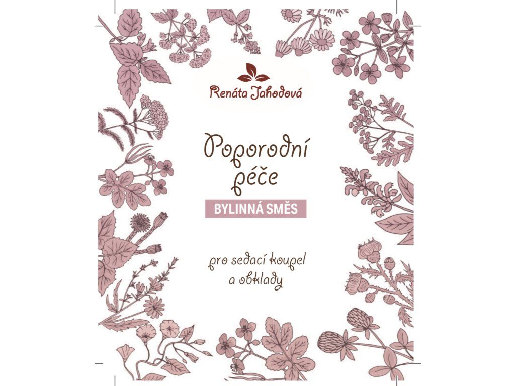 Poporodní péče – bylinná směs pro sedací koupel – 100 g