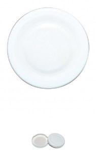 Bílé zavařovací víčko TWIST 53 mm