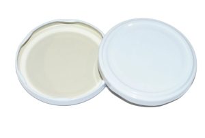 Bílé zavařovací víčko 82 mm