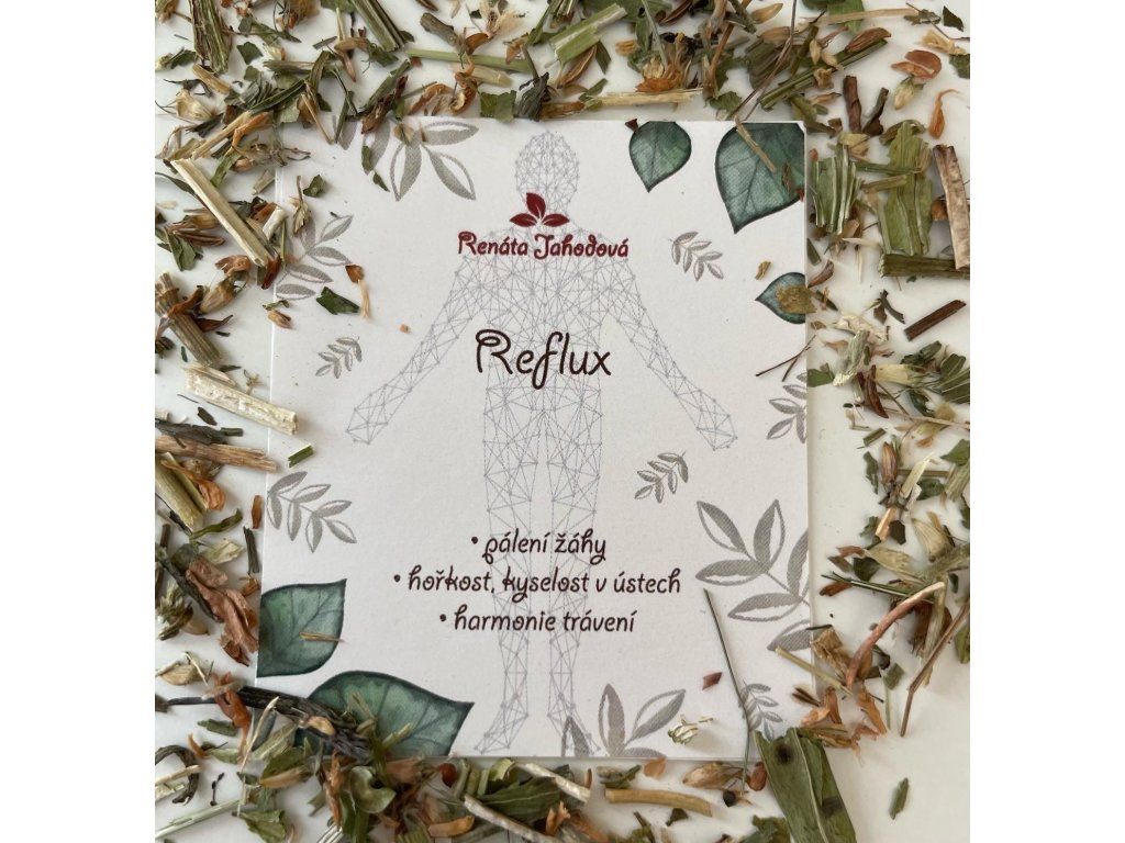 Reflux – bylinný čaj na překyselení žaludku – 100 g