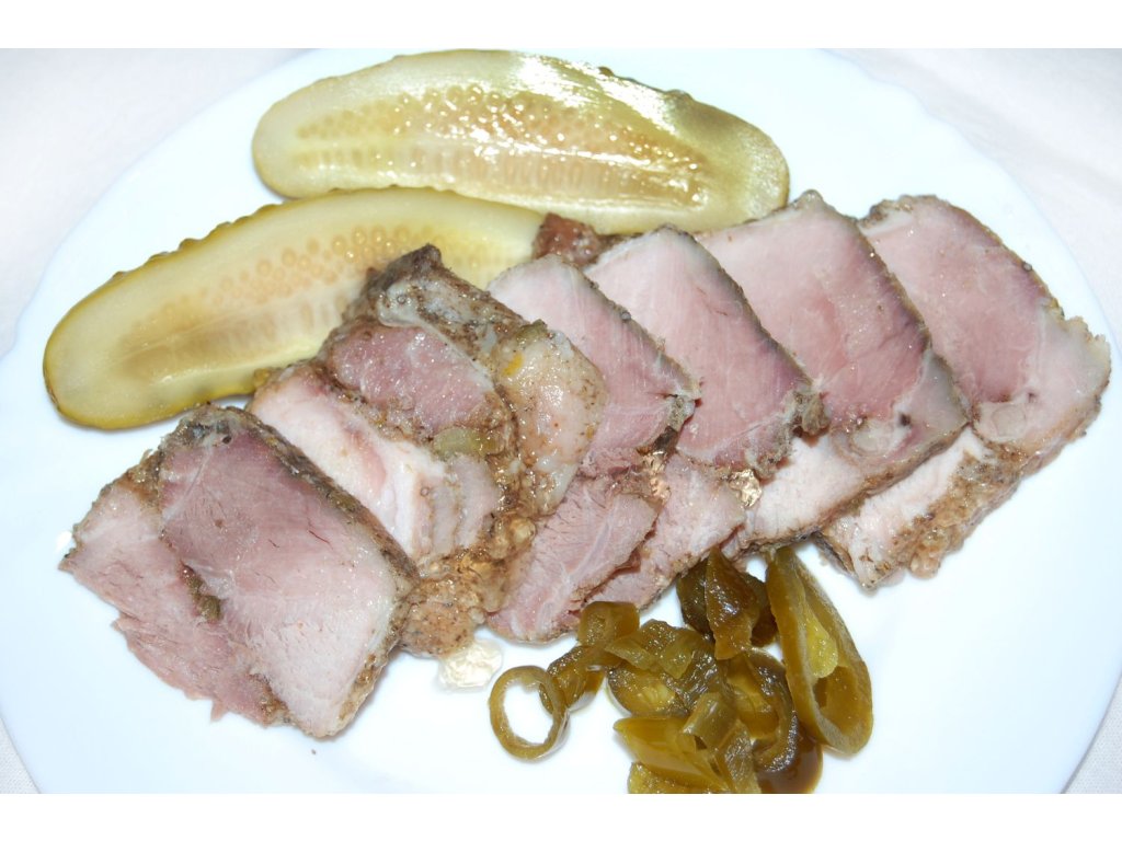 Vepřová plec ve vlastní šťávě s Jalapenos 185g