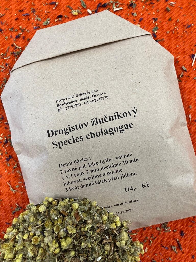 Drogistův žlučníkový - Species cholagogae