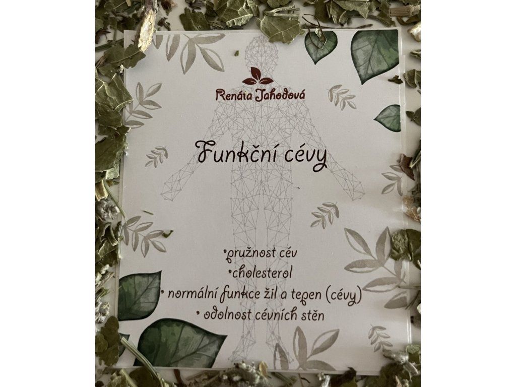 Funkční cévy – bylinný čaj pro cévy a cholesterol – 100 g