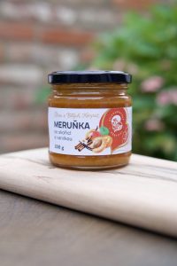 Meruňka se skořicí a vanilkou EKO džem / marmeláda 75 % ovoce BIO