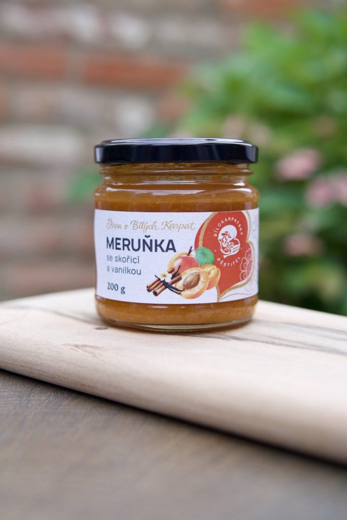 Meruňka se skořicí a vanilkou EKO džem / marmeláda 75 % ovoce BIO