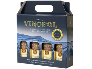 Dárkový set VINOFOL mini 4x0,187 lt