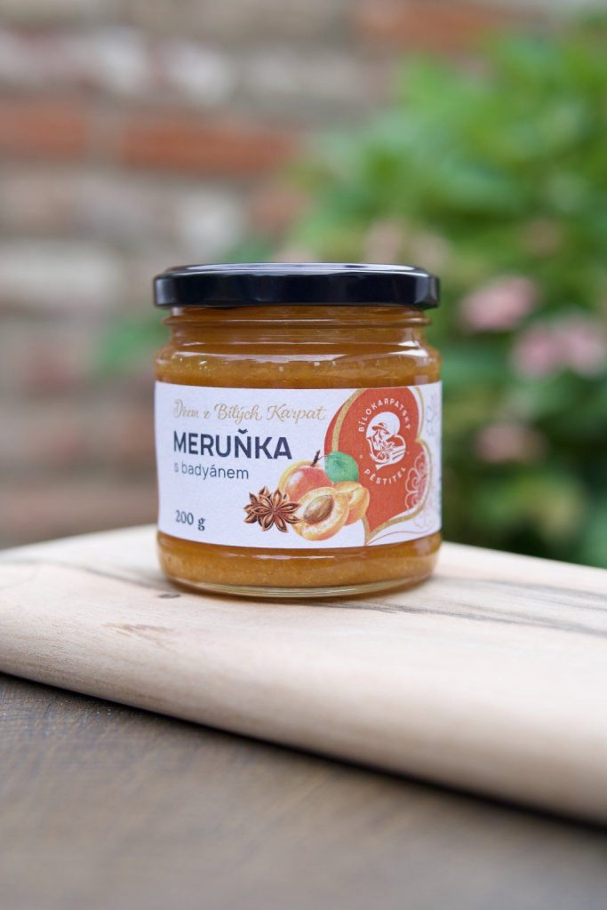 Meruňka s badyánem EKO džem / marmeláda 75 % ovoce BIO