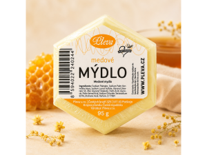 Pleva Medové mýdlo žluté 95 g
