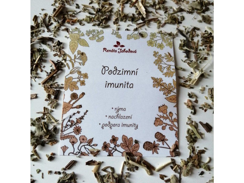 Podzimní imunita – bylinný čaj na nachlazení – 100 g