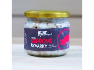 Vepřové škvarky zalité sádlem 300g