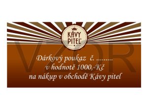 Dárkový poukaz 1000Kč