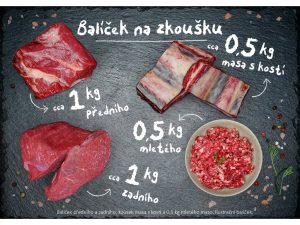Balíček masa na zkoušku