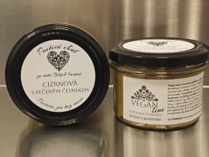 Poctivá VEGAN line cizrnová paštika s pečeným česnekem 160g