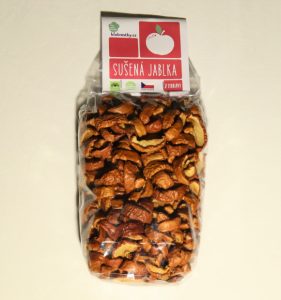 Sušená jablka 800g nesířená