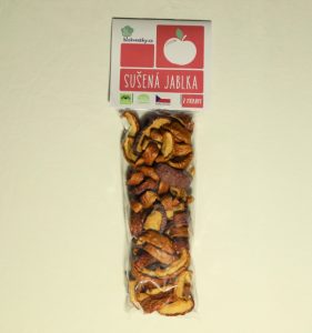 Sušená jablka 140g nesířená