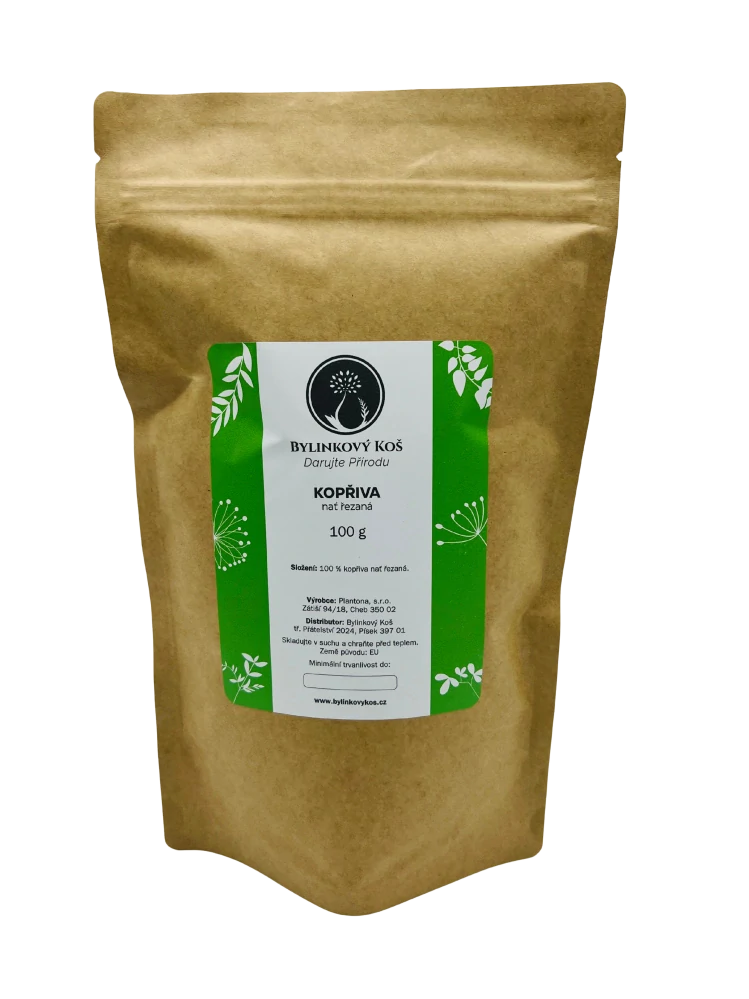 Kopřiva – sušená bylina 100 g — Bylinkový Koš