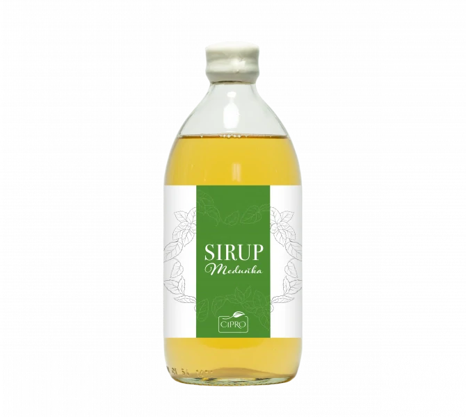 Meduňkový sirup 500 ml — Bylinkový Koš