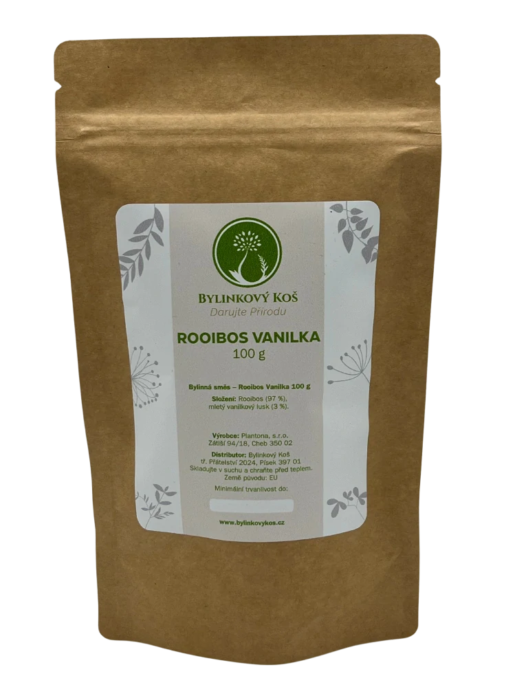 Rooibos s vanilkou – čaj bez kofeinu — Bylinkový Koš