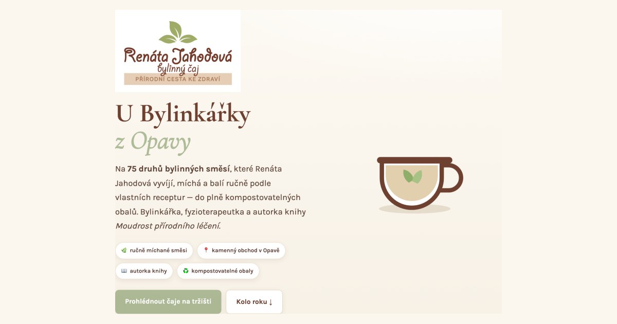 Bylinkový eshop - U Bylinkářky
