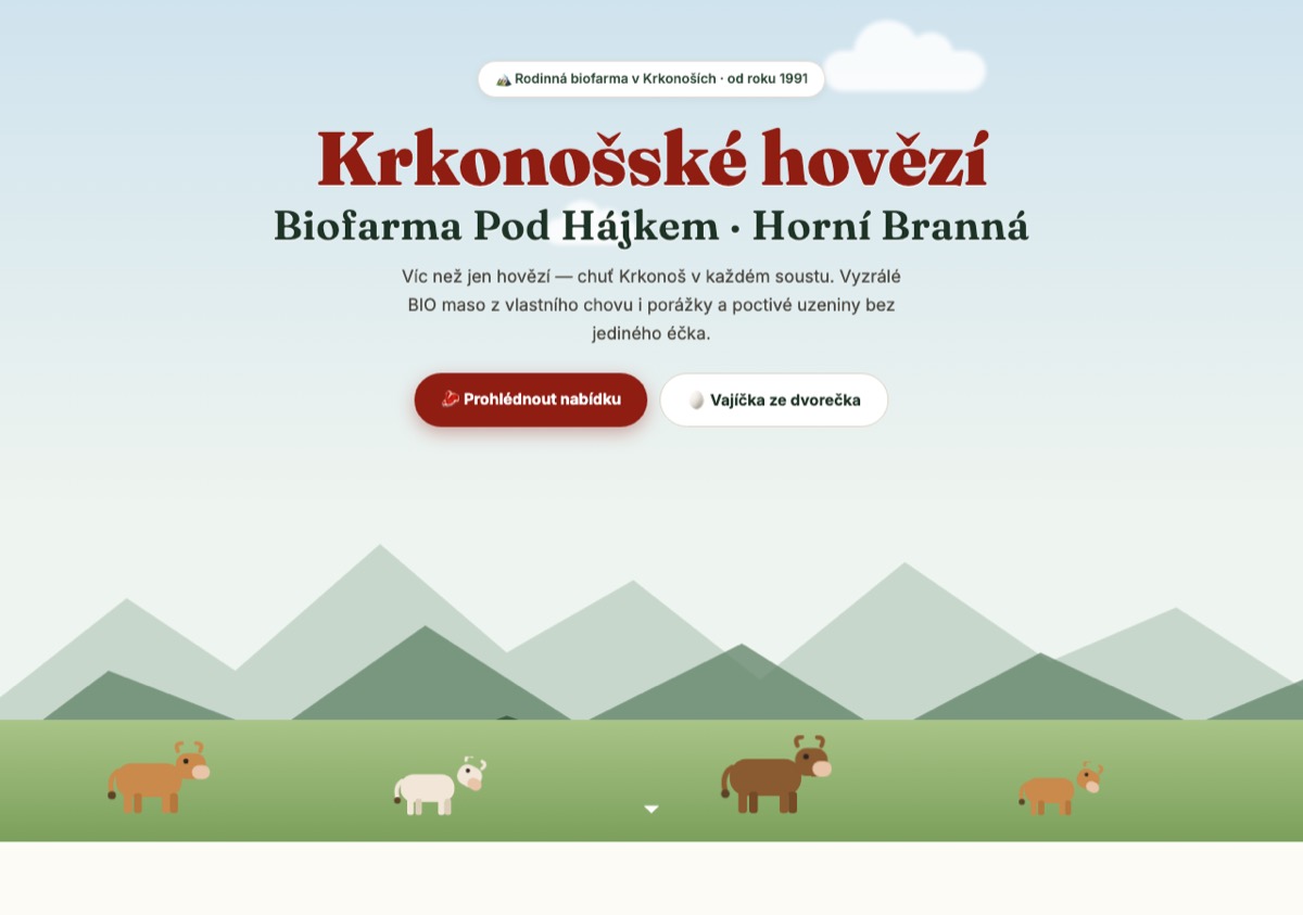 KRKONOŠSKÉ HOVĚZÍ
